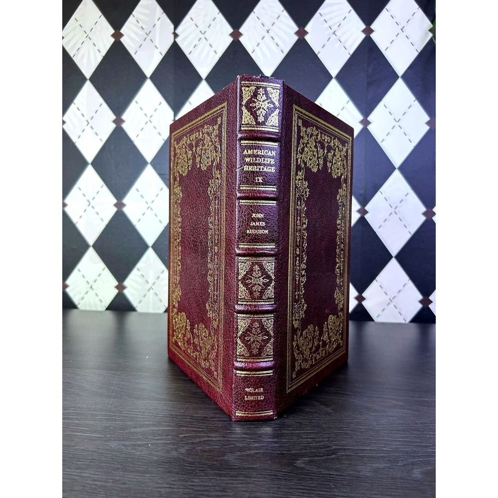 First Edition Audubon 1979 American Wildlife Heritage Vol IX Leather Book